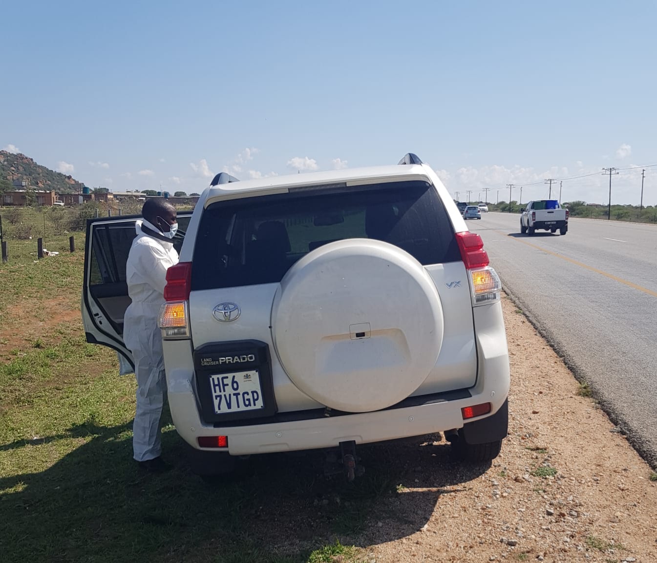 Stolen vehicle driver arrested enroute to Zimbabwe