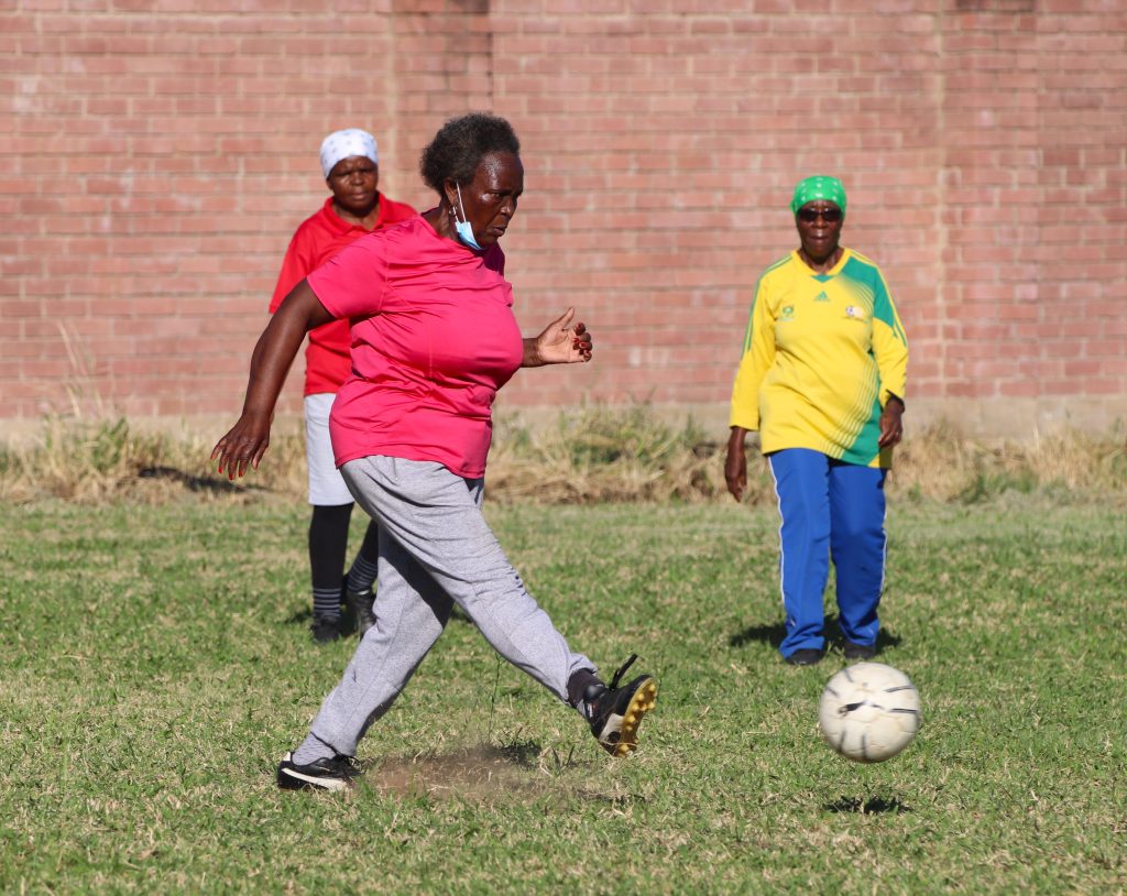 Vakhegula prepares for Grannies International Football Tournament 
