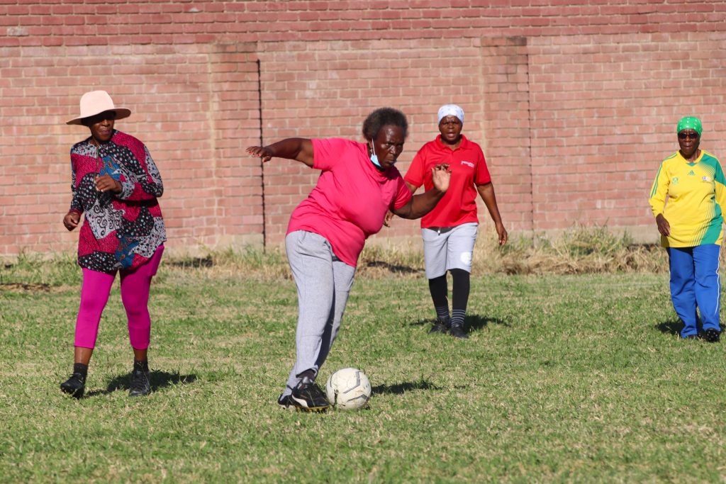 Vakhegula prepares for Grannies International Football Tournament