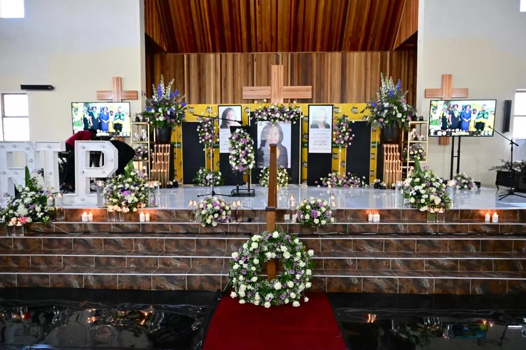 The funeral for the Late First Lady of Limpopo and wife of Premier Stanley Mathabatha, Maggie, took place on Friday  