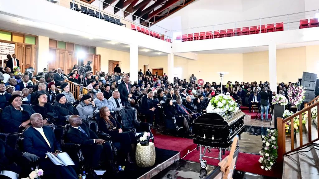 The funeral for the Late First Lady of Limpopo and wife of Premier Stanley Mathabatha, Maggie, took place on Friday  