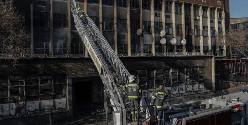 At least 64 dead in Johannesburg building fire in Marshalltown