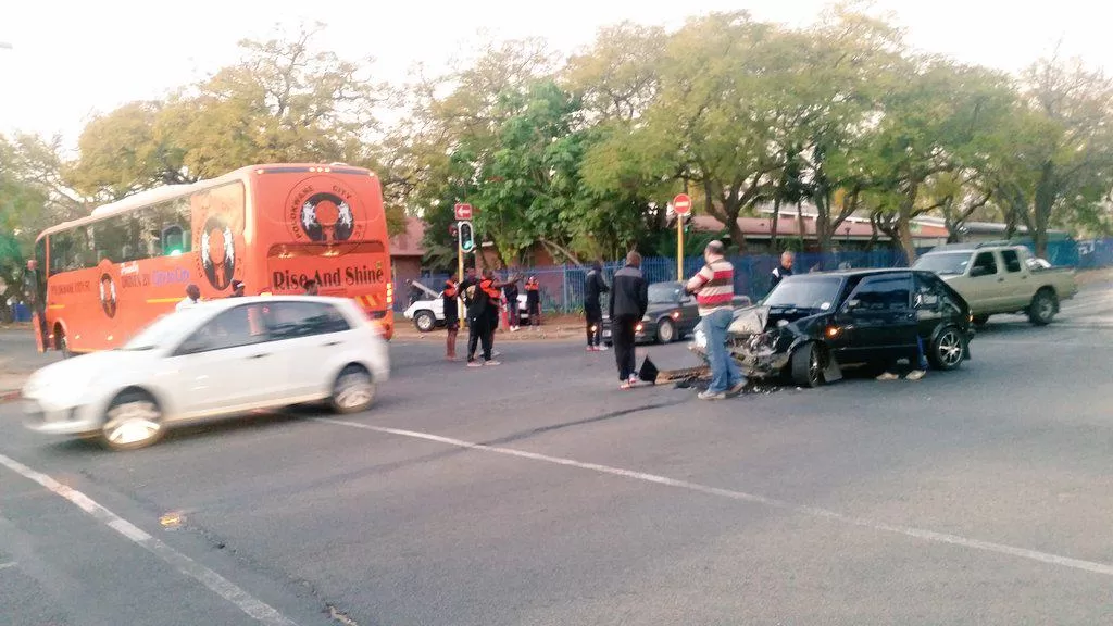 Polokwane City team bus involved in an accident