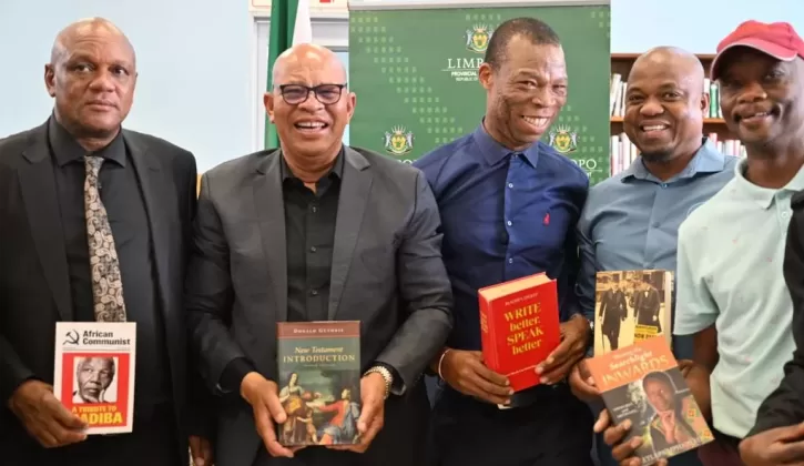 Limpopo Premier Stanley Mathabatha on Tuesday donated more than 300 literature books to Groblersdal Library.