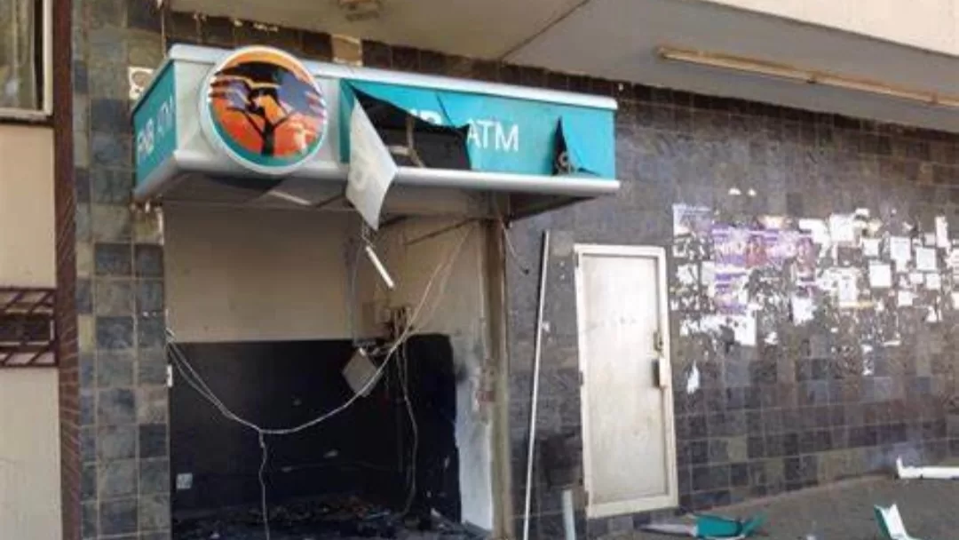 Thugs get away with cash after bombing an ATM in Duthuni ATM bombing Village